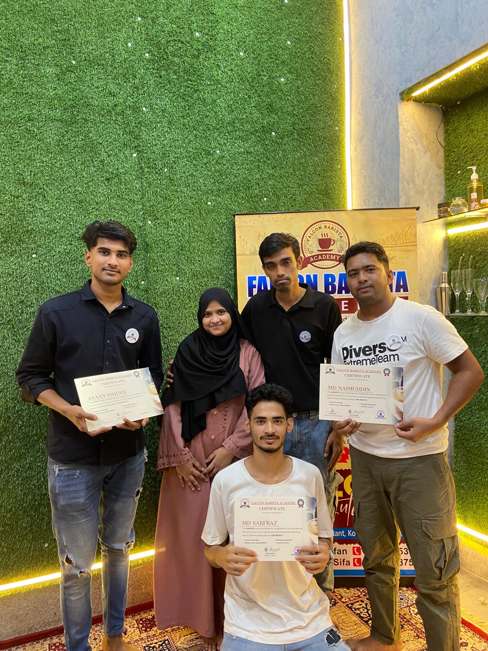 Falcon Barista Training - Cake icing