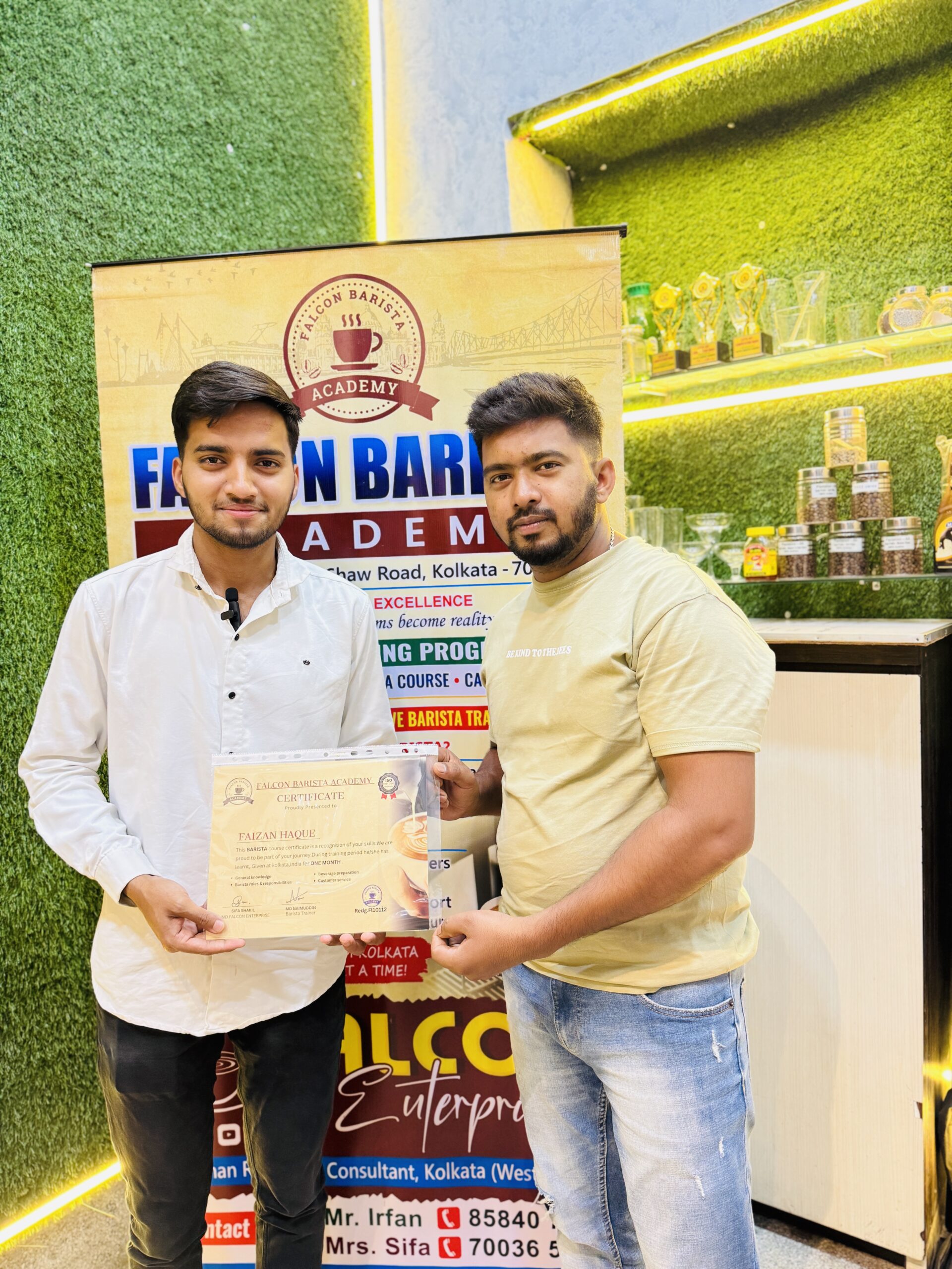 Coffee Brewing Course Completion