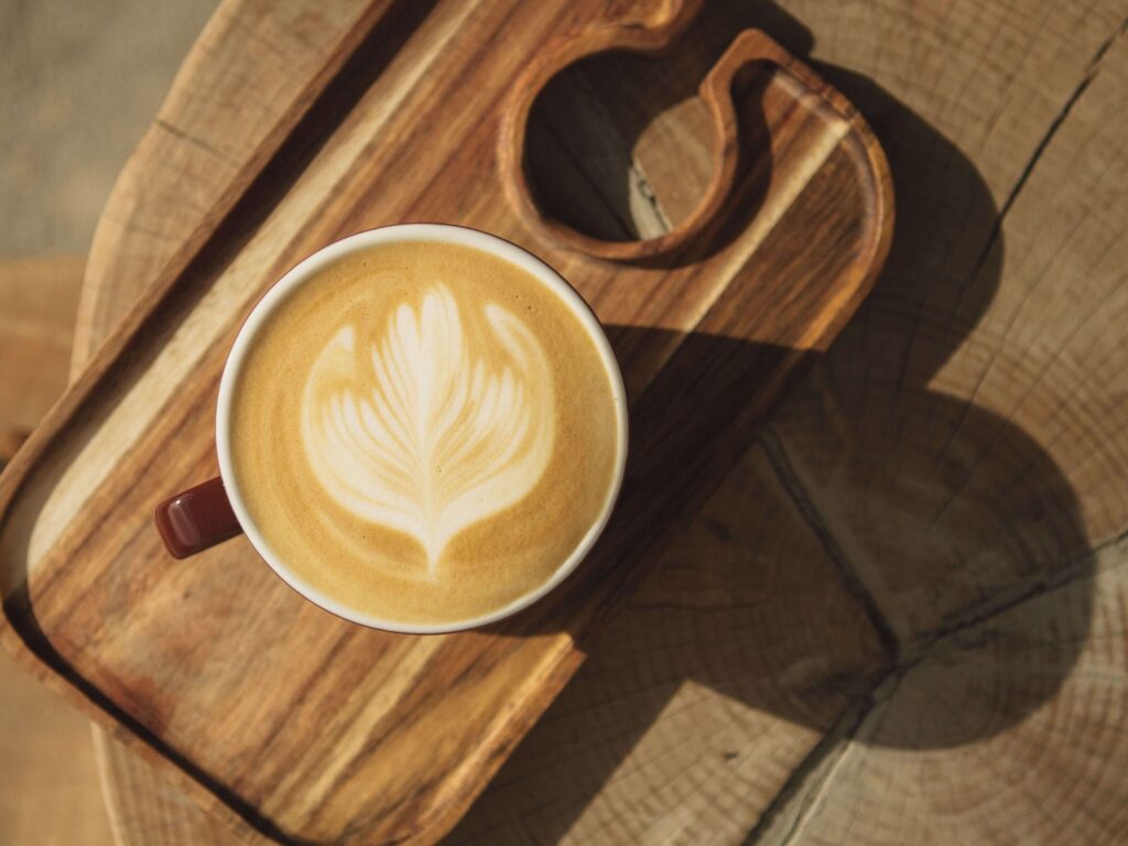 tulip latte art