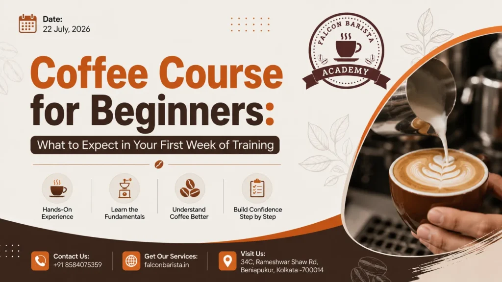 Coffee Course for Beginners: What to Expect in Your First Week of Training