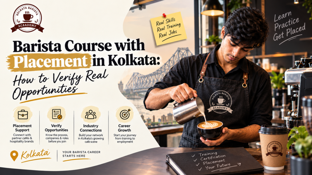 Barista Course with Placement in Kolkata: How to Verify Real Opportunities