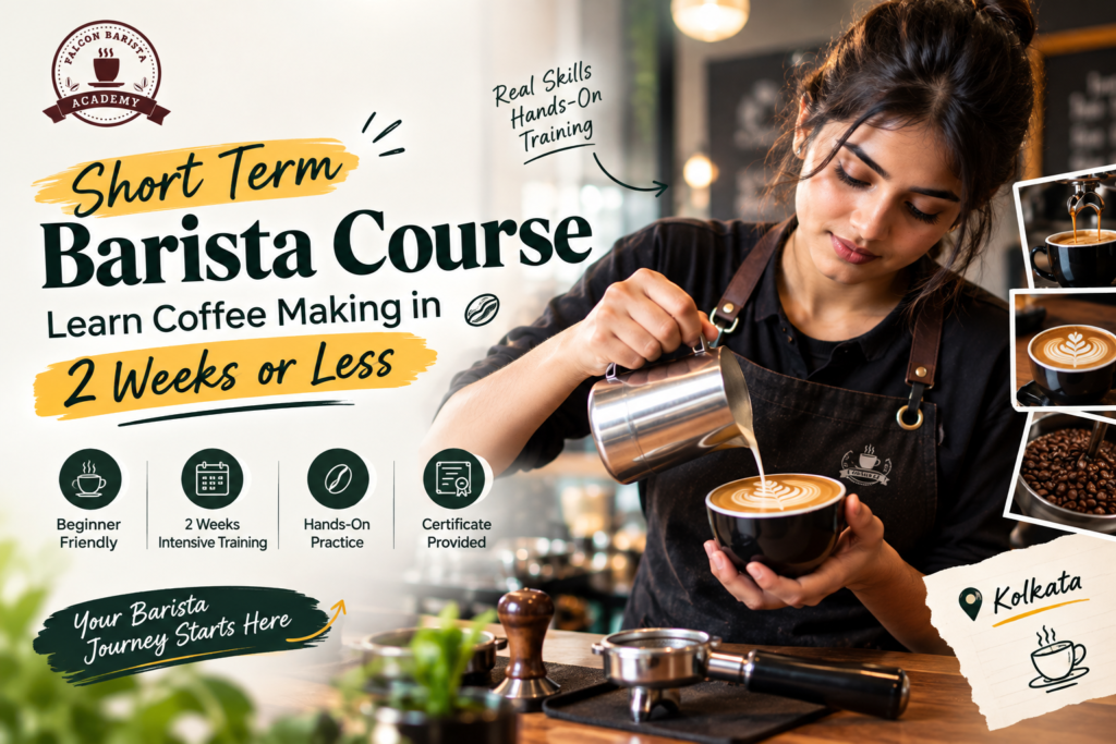 Short Term Barista Course: Learn Coffee Making in 2 Weeks or Less