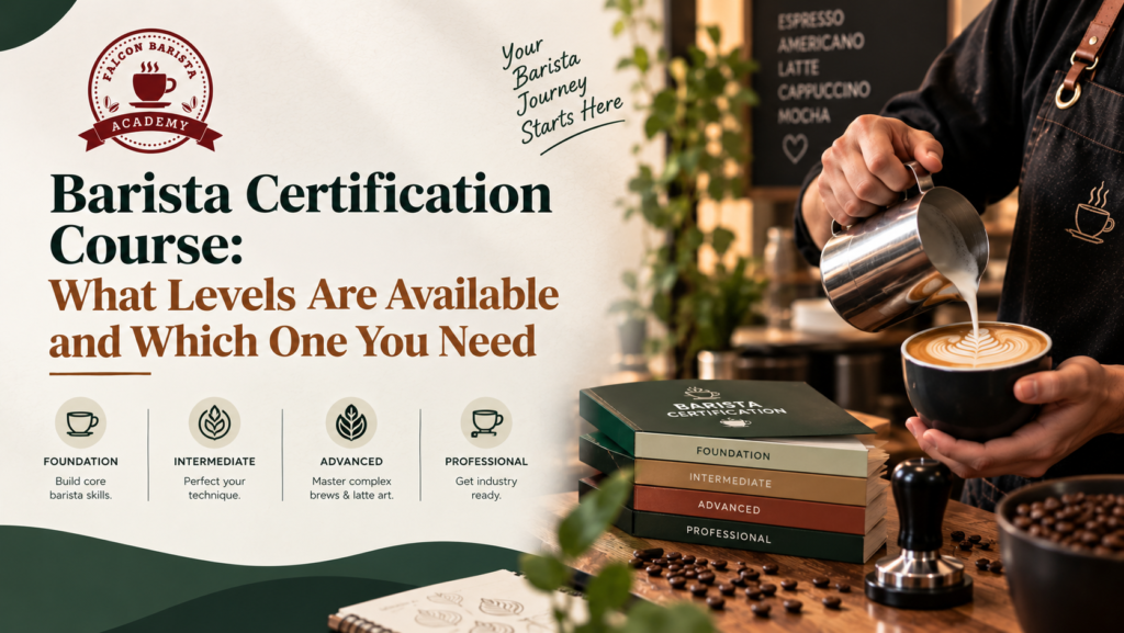 Barista Certification Course: What Levels Are Available and Which One You Need